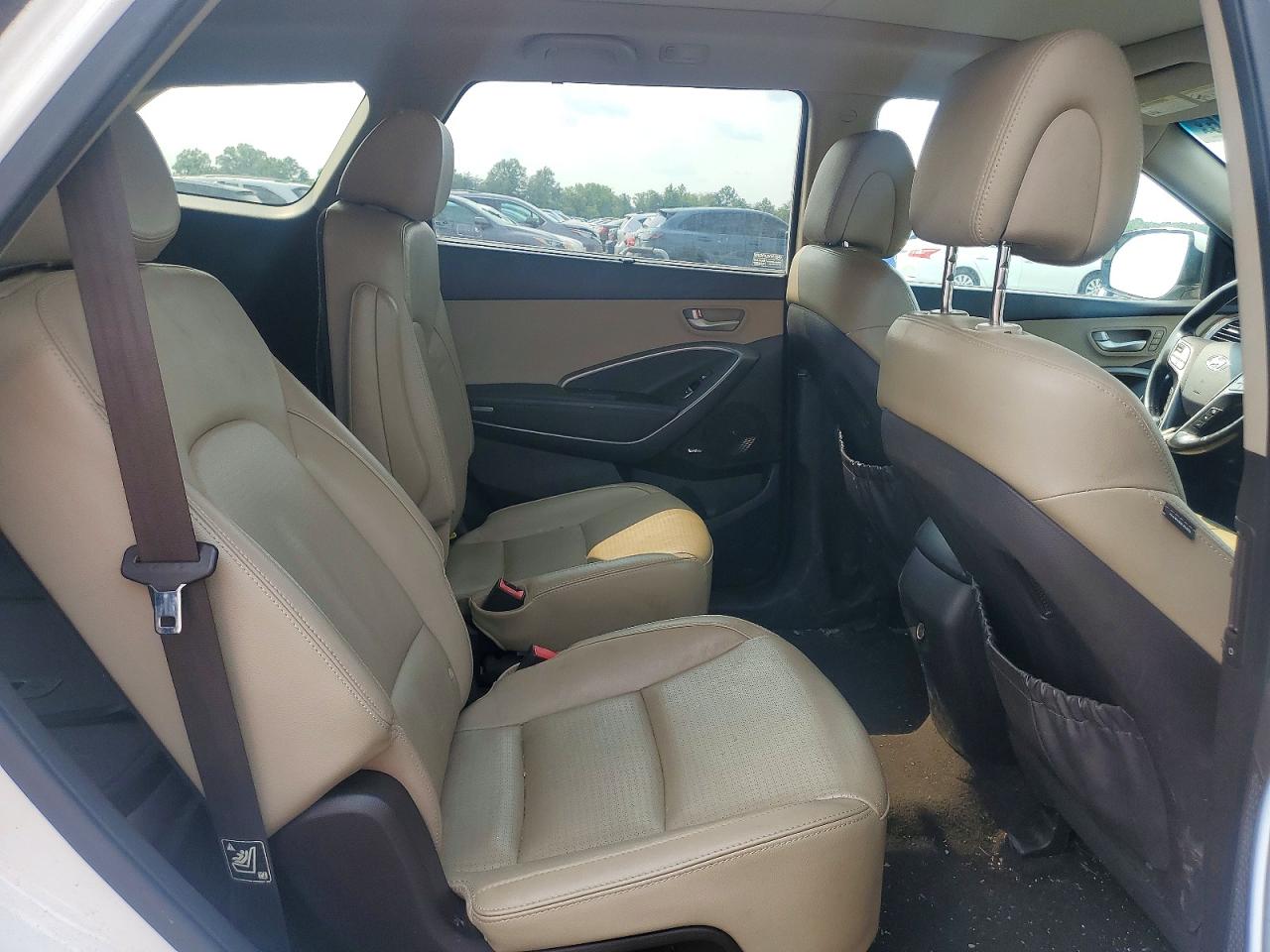 2014 Hyundai Santa Fe Limited Белый vin: KM8SR4HF9EU072020