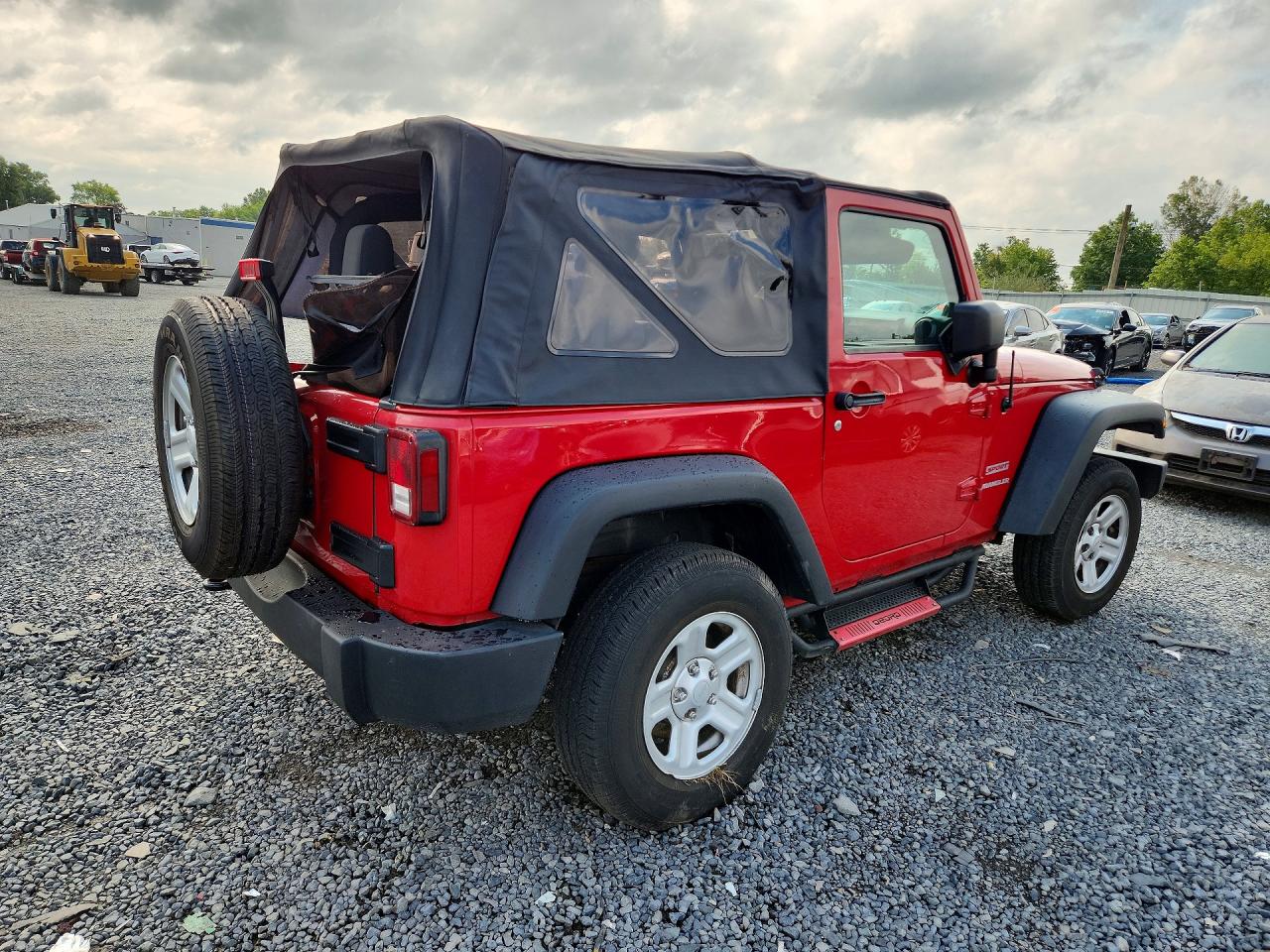 2011 Jeep Wrangler Sport Red vin: 1J4AA2D16BL583735