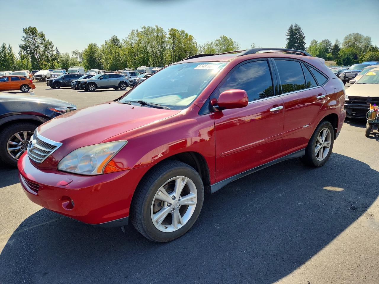 2008 Lexus Rx 400h Красный vin: JTJGW31U482006834
