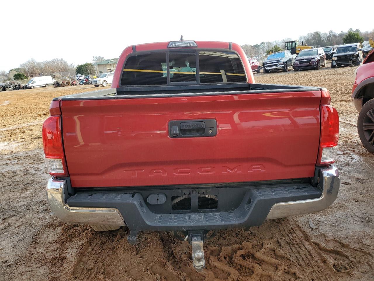 2016 Toyota Tacoma Double Cab Красный vin: 3TMAZ5CN3GM002153