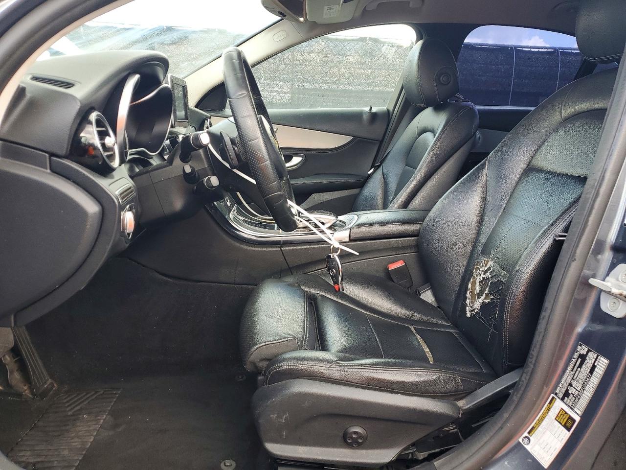 2015 Mercedes-benz C 300 Серый vin: 55SWF4JB5FU053477