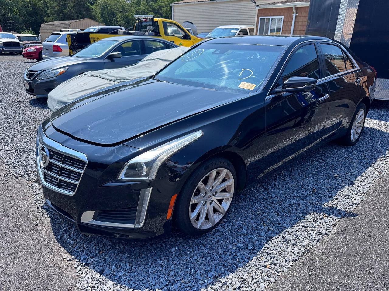 2014 Cadillac Cts Luxury Collection Черный vin: 1G6AX5SX3E0196680