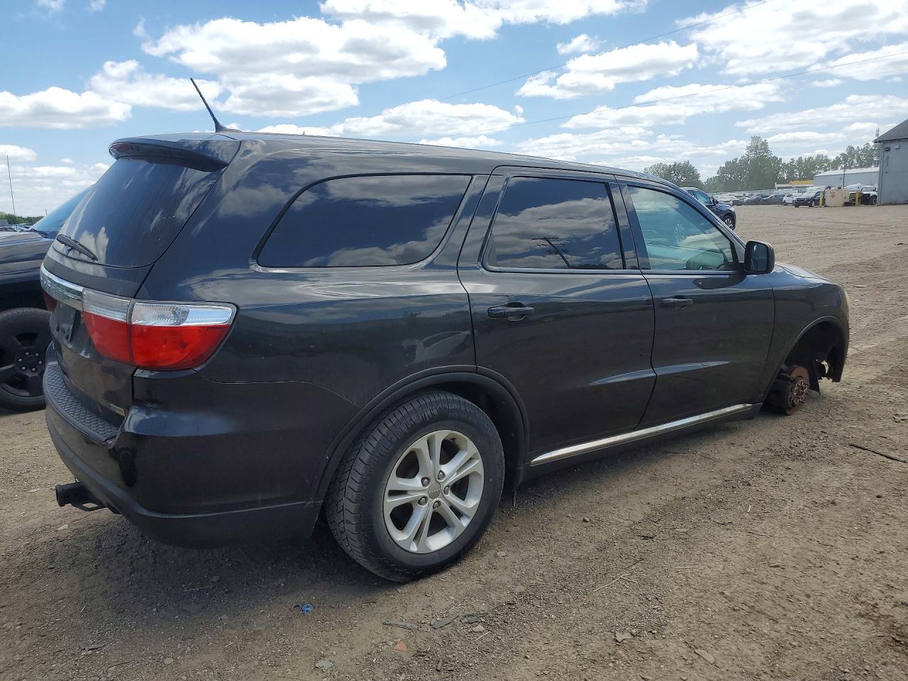 2011 Dodge Durango Express Black vin: 1D4RE2GG8BC664140