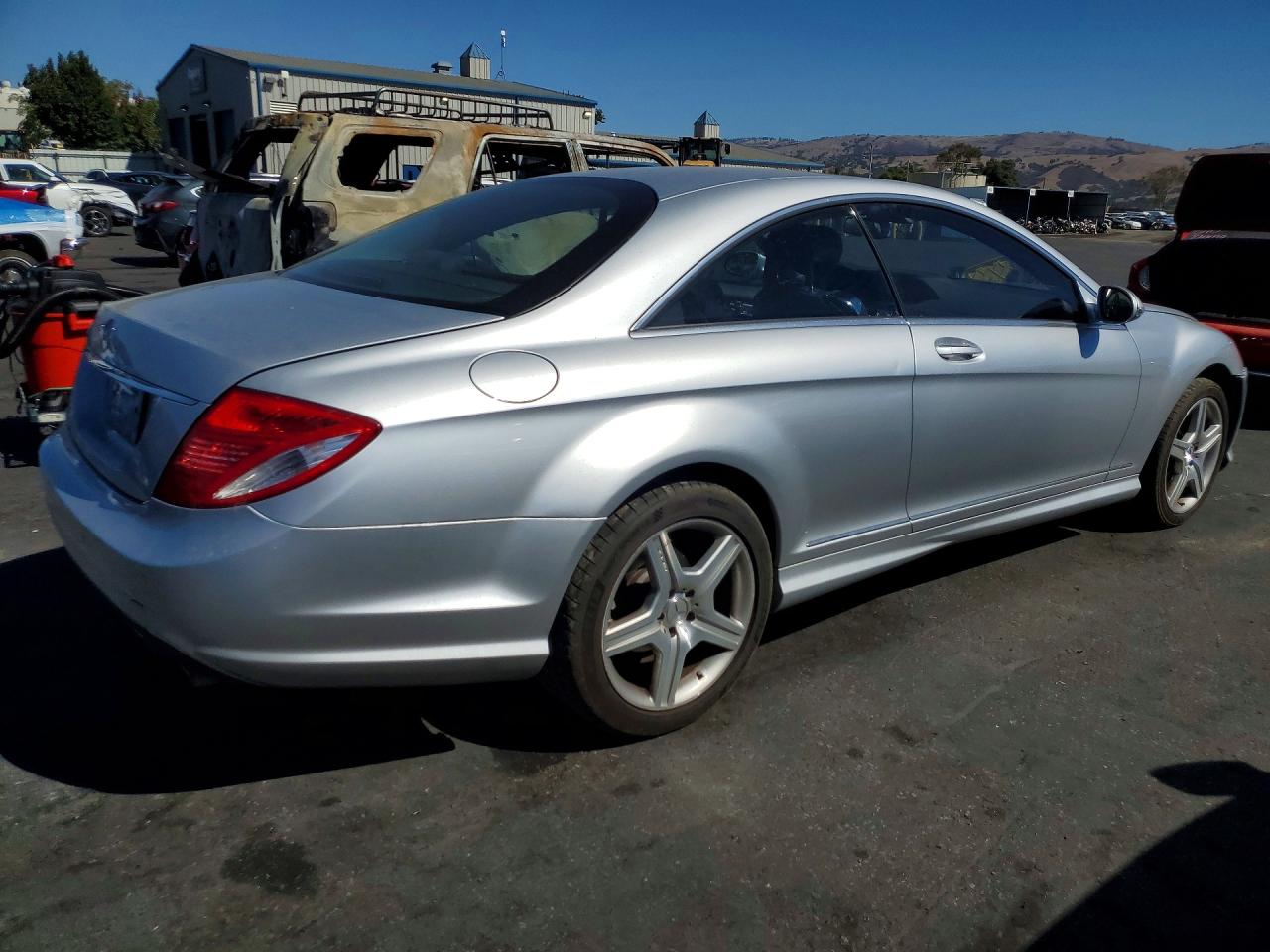 2008 Mercedes-benz Cl 550 Silver vin: WDDEJ71X88A014764