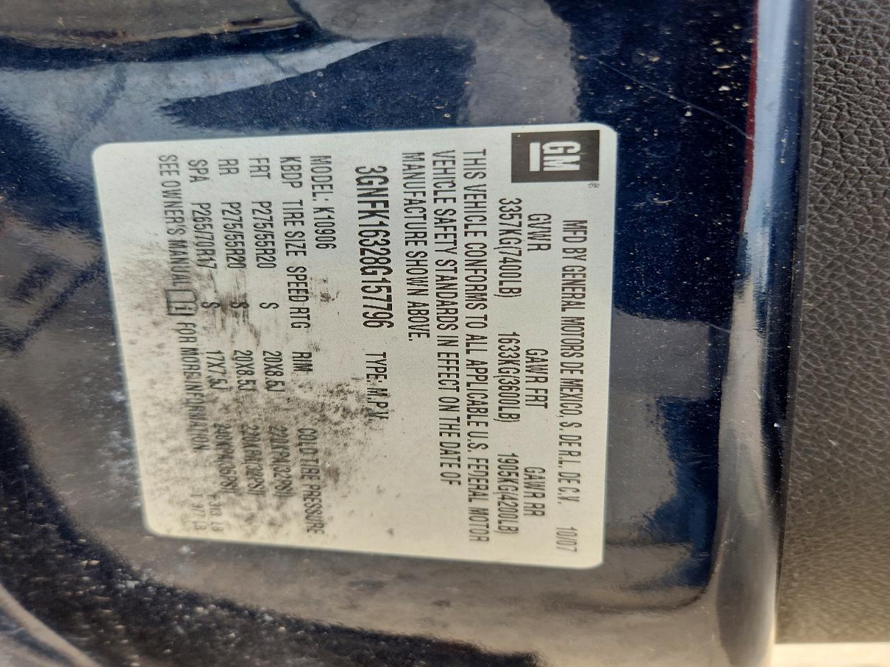 2008 Chevrolet Suburban K1500 Ls Blue vin: 3GNFK16328G157796