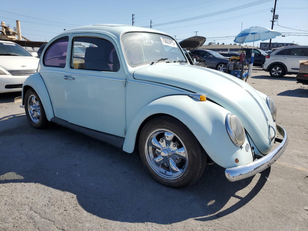 1965 Volkswagen Beetle Turquoise vin: 115059348