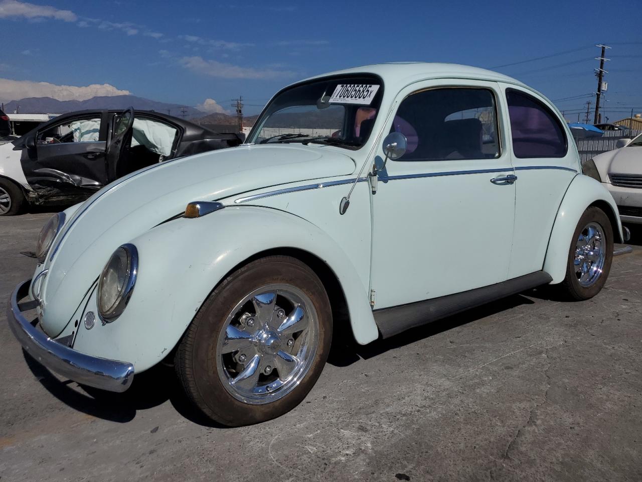 1965 Volkswagen Beetle Turquoise vin: 115059348
