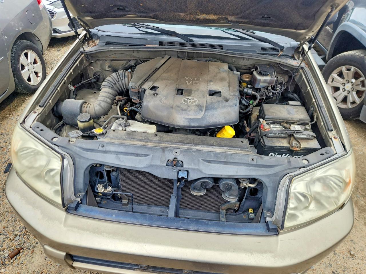 2004 Toyota 4runner Sr5 Gray vin: JTEBU14R748012953