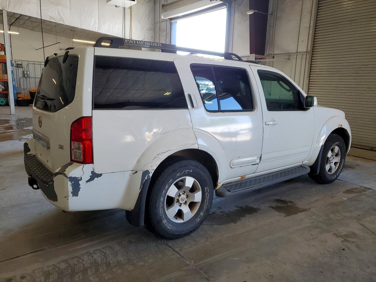 2007 Nissan Pathfinder S White vin: 5N1AR18W77C625153