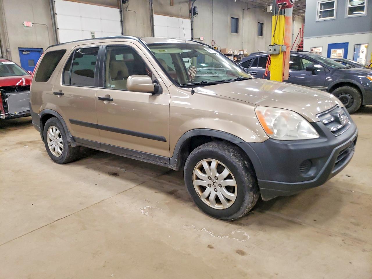 2005 Honda Cr-v Ex Tan vin: JHLRD78835C062788