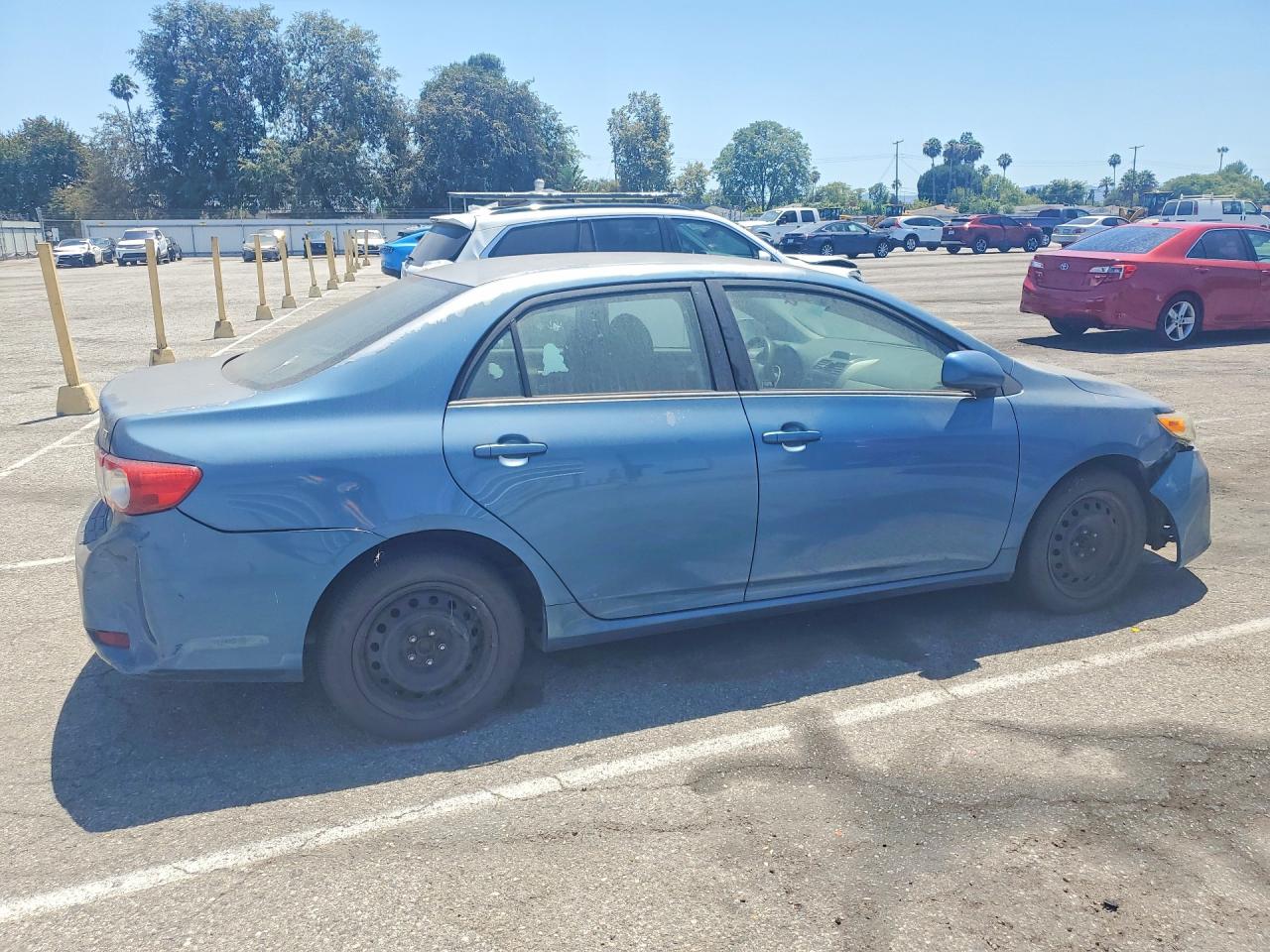 2012 Toyota Corolla Le Blue vin: 5YFBU4EE2CP051003
