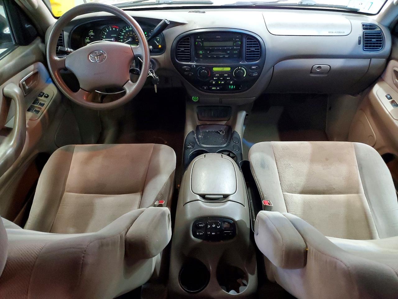 2007 Toyota Sequoia Sr5 Beige vin: 5TDBT44A57S290513