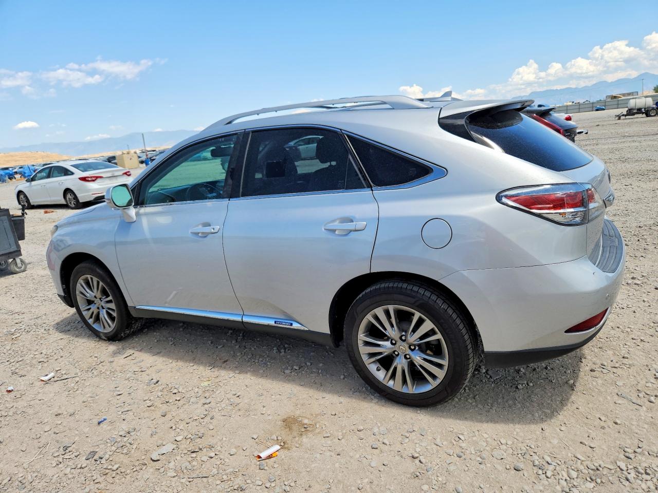 2013 Lexus Rx 450h Silver vin: JTJBC1BA5D2442517