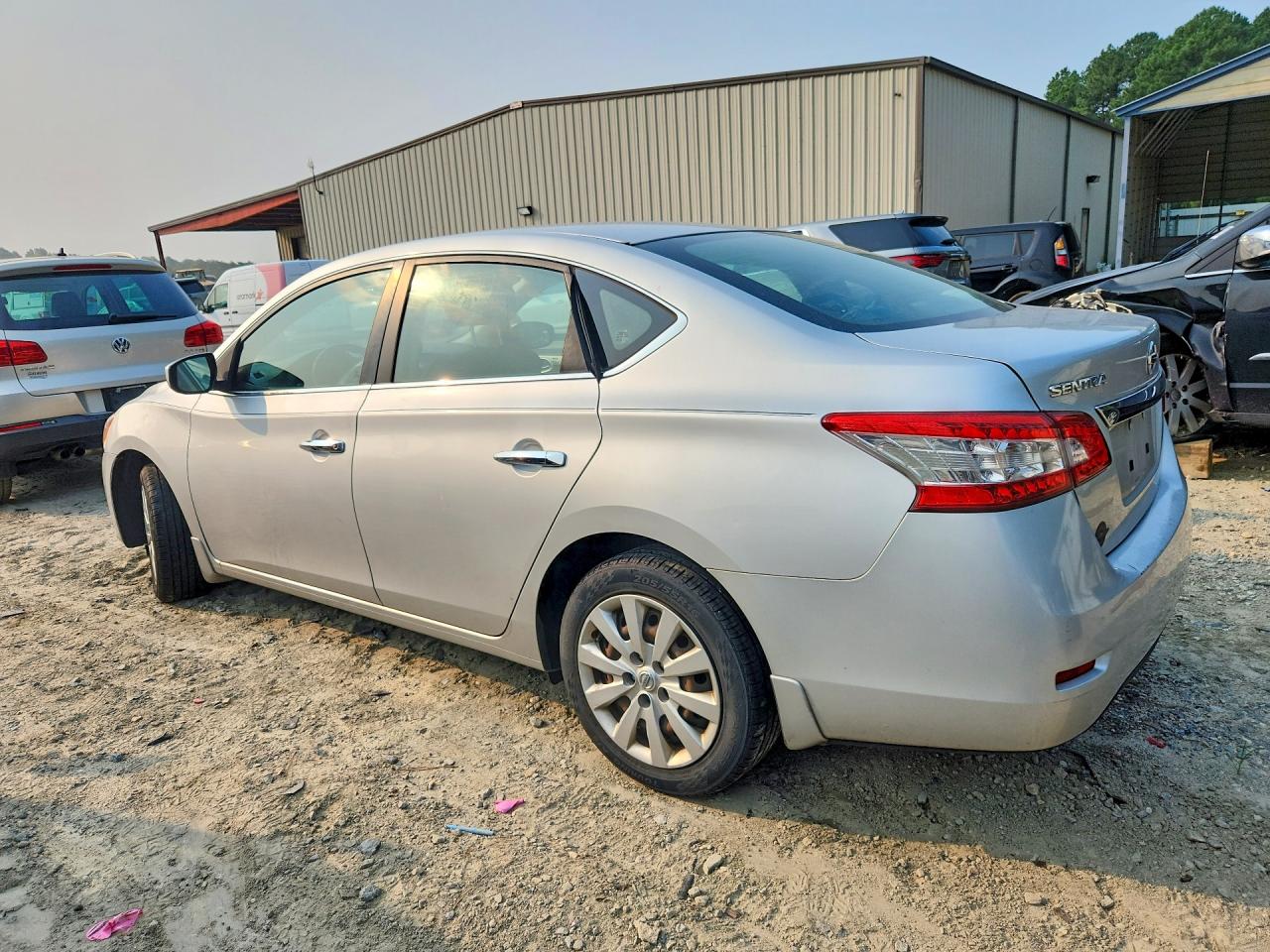 2015 Nissan Sentra S Gray vin: 3N1AB7AP9FY365720
