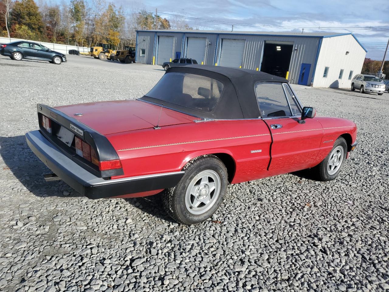 1989 Alfa Romeo Spider Красный vin: 115410010453