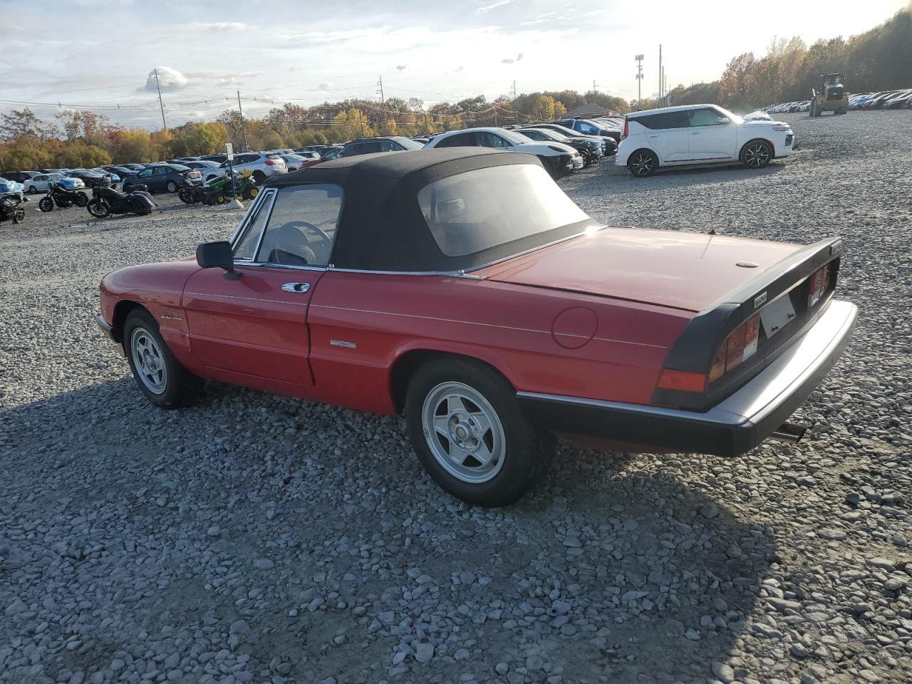 1989 Alfa Romeo Spider Красный vin: 115410010453