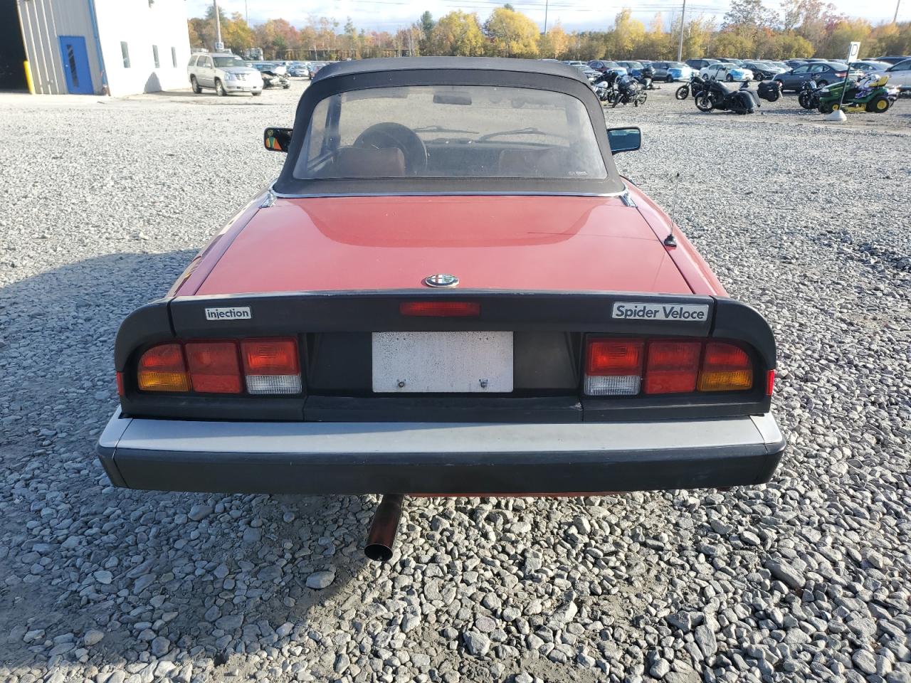 1989 Alfa Romeo Spider Красный vin: 115410010453