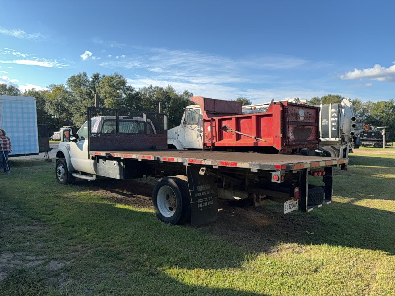 2008 Ford F550 Super Duty Белый vin: 1FDAF56R38EE31755