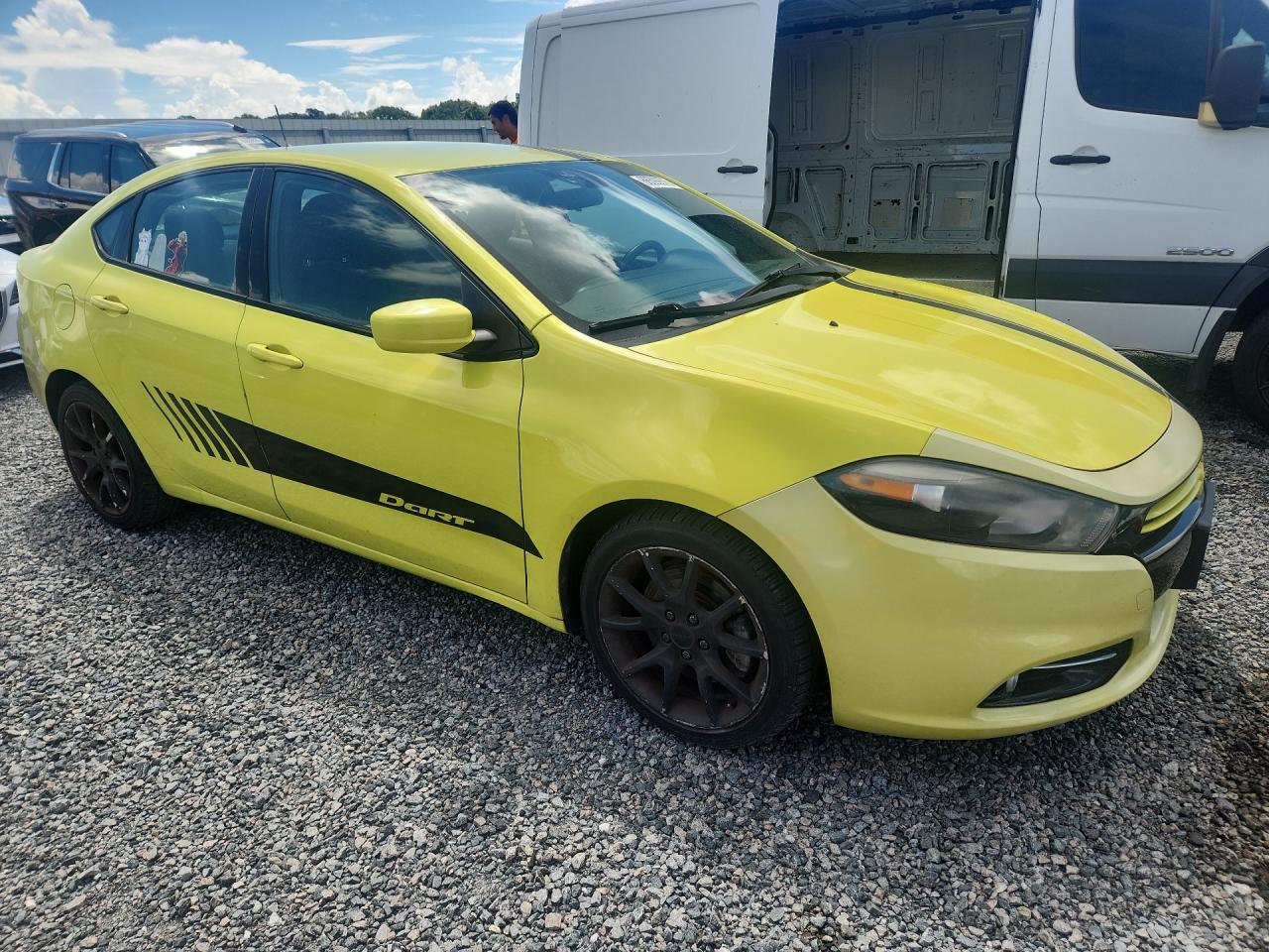 2013 Dodge Dart Sxt Yellow vin: 1C3CDFBH1DD132775