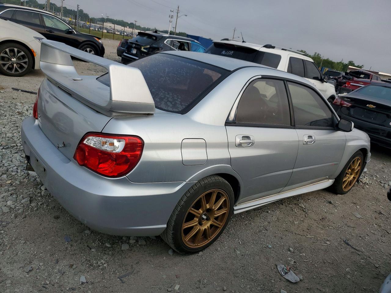 2005 Subaru Impreza Wrx Sti Серебряный vin: JF1GD70615L516136