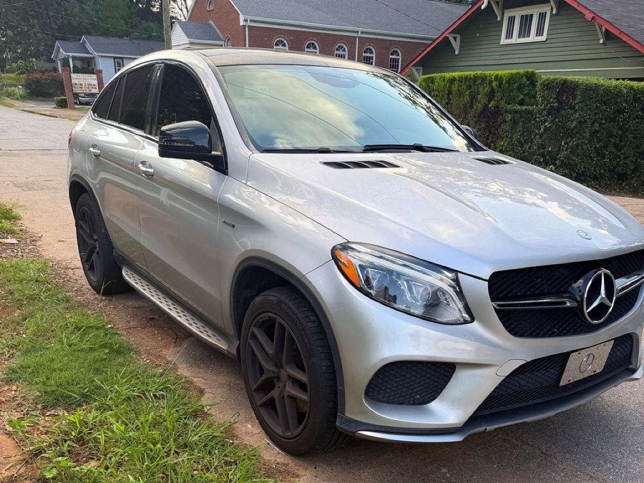 2016 Mercedes-benz Gle Coupe 450 4matic Silver vin: 4JGED6EB2GA042175