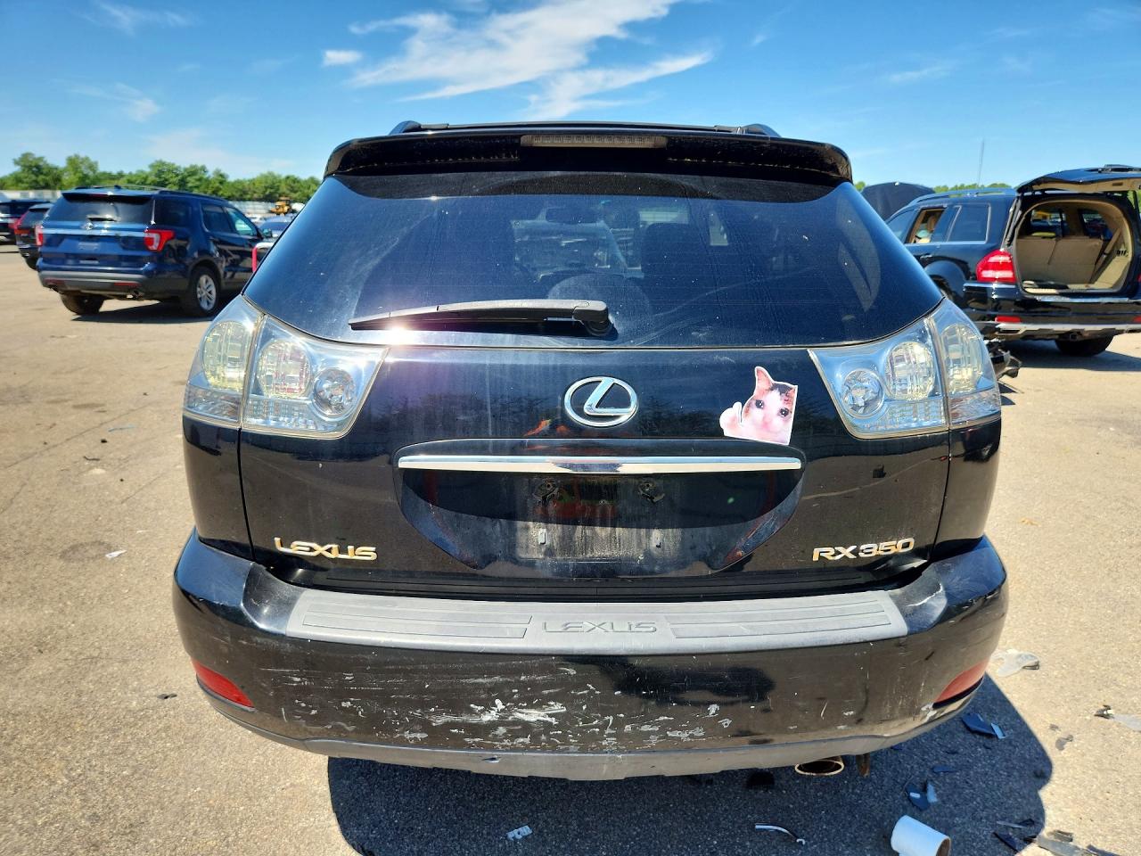 2008 Lexus Rx 350 Black vin: 2T2HK31U78C060242