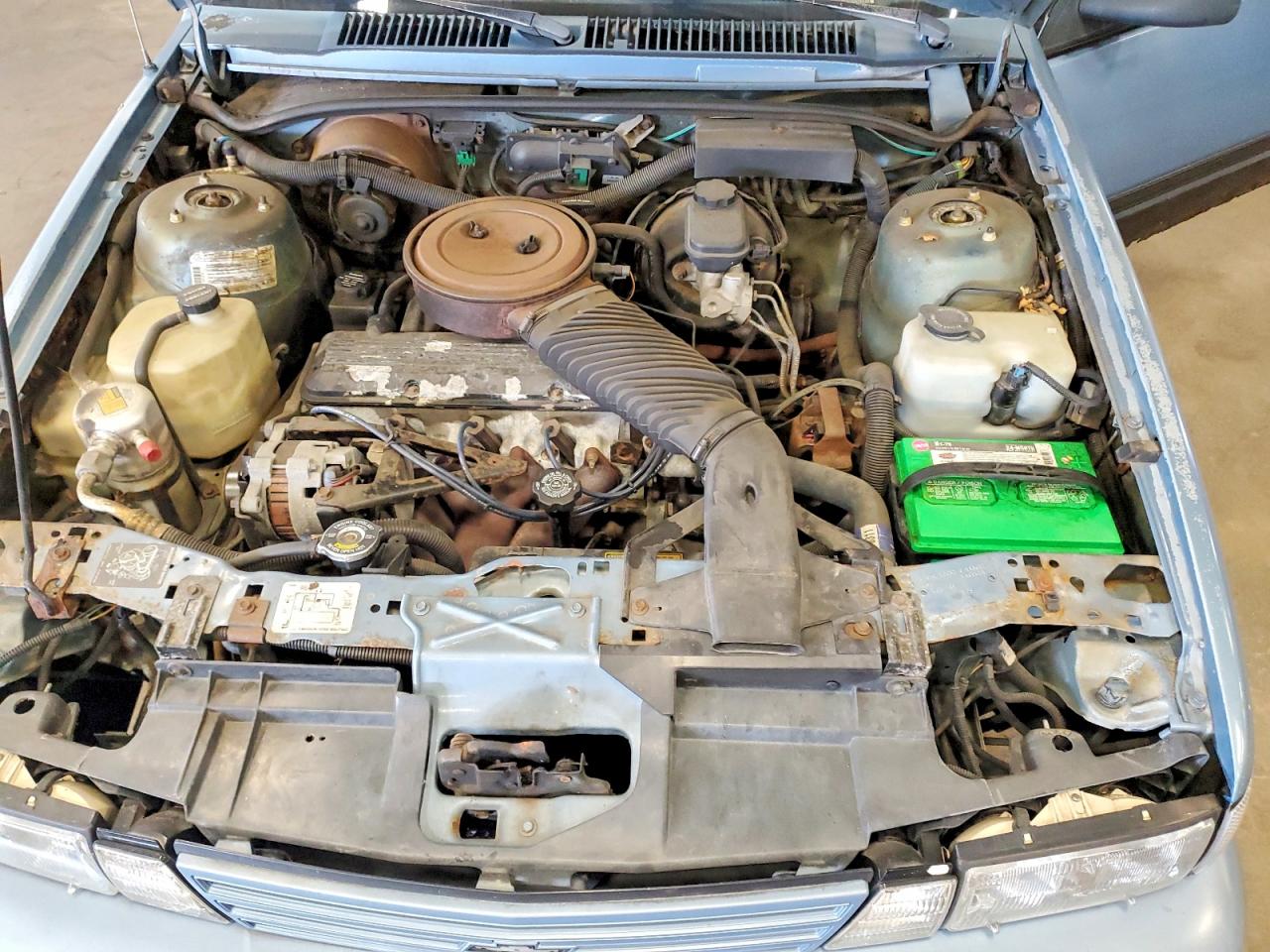 1990 Chevrolet Cavalier Base Blue vin: 1G1JC14G9LJ188632