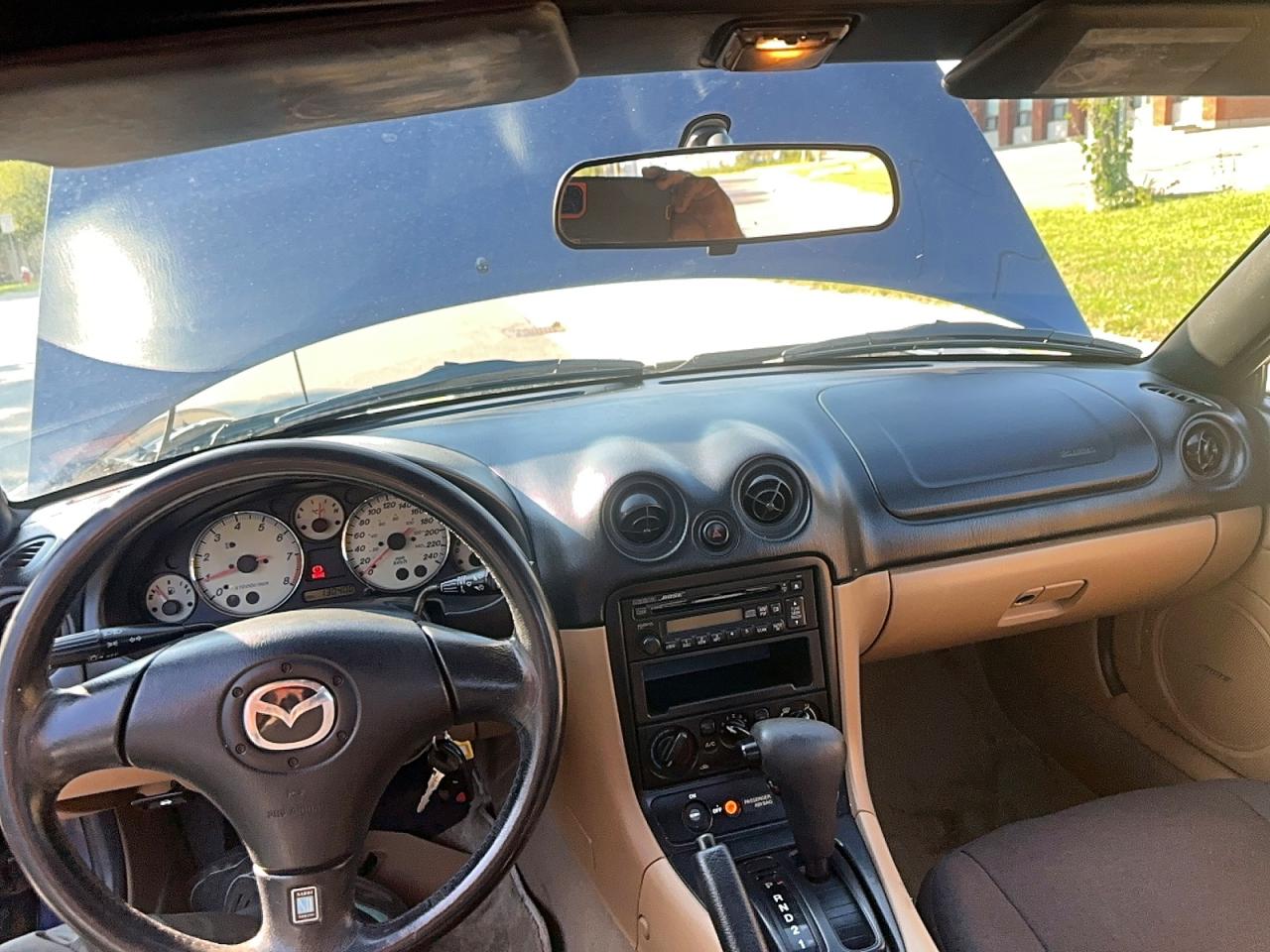 2001 Mazda Mx-5 Miata Base Blue vin: JM1NB353810209184