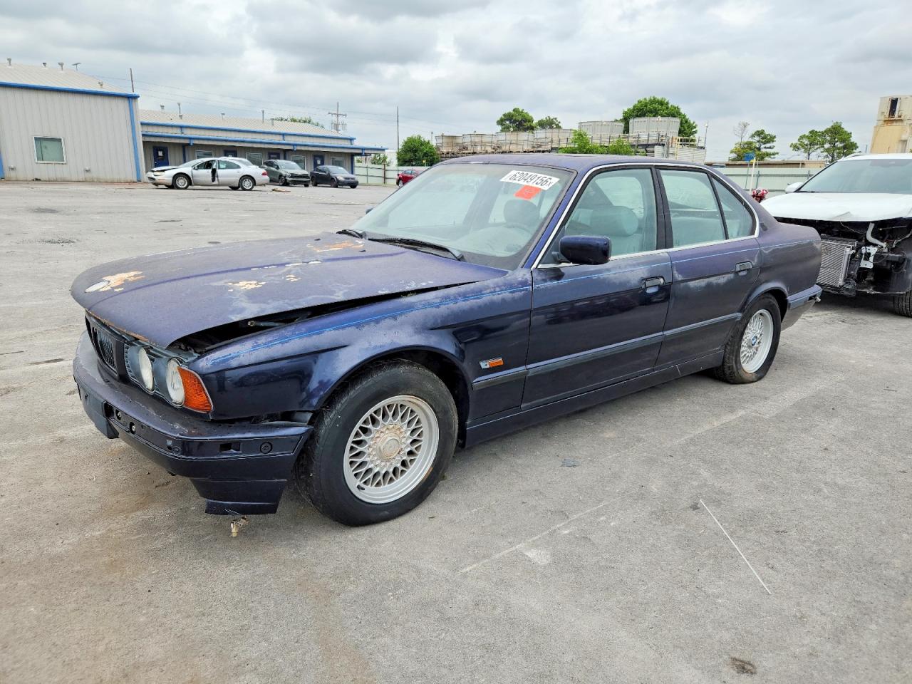 1995 Bmw 525 I Automatic Blue vin: WBAHD6325SGK47206