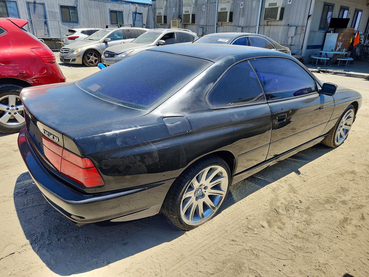 1991 Bmw 850 I Black vin: WBAEG1319MCB42394