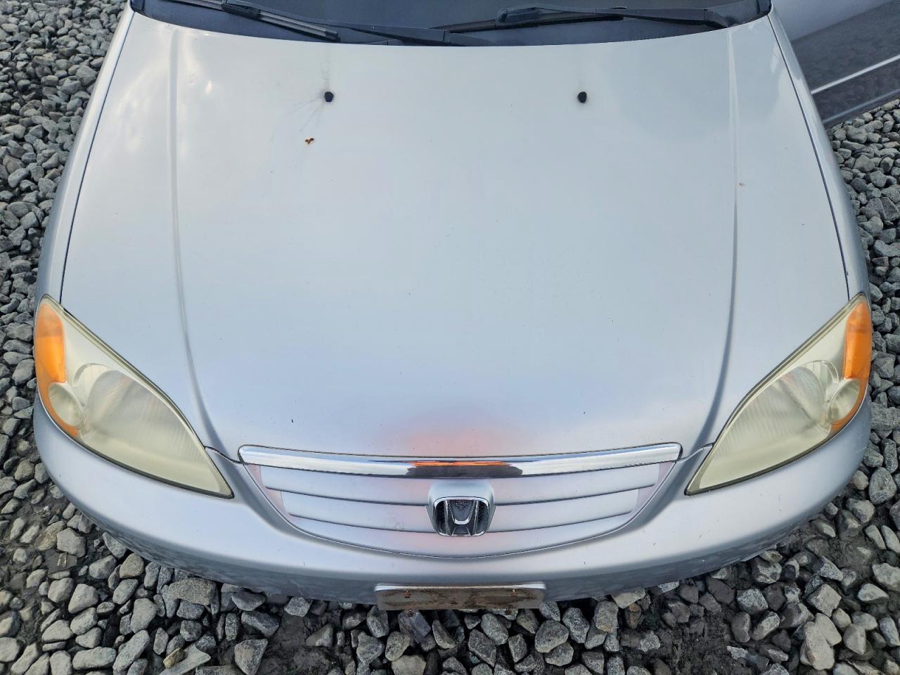 2002 Honda Civic Lx Silver vin: 2HGES155X2H539848