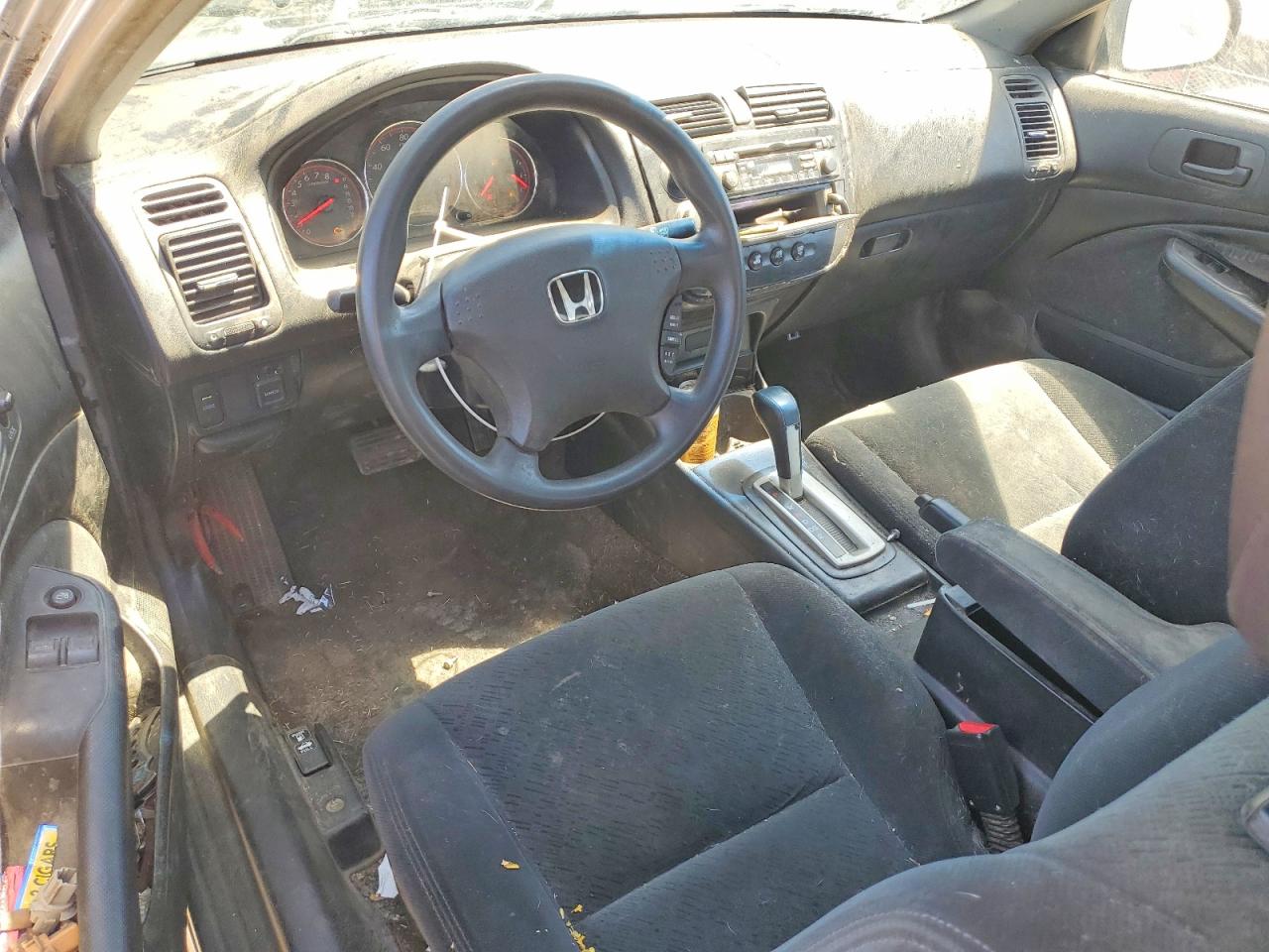 2005 Honda Civic Lx Silver vin: 1HGEM22525L072565