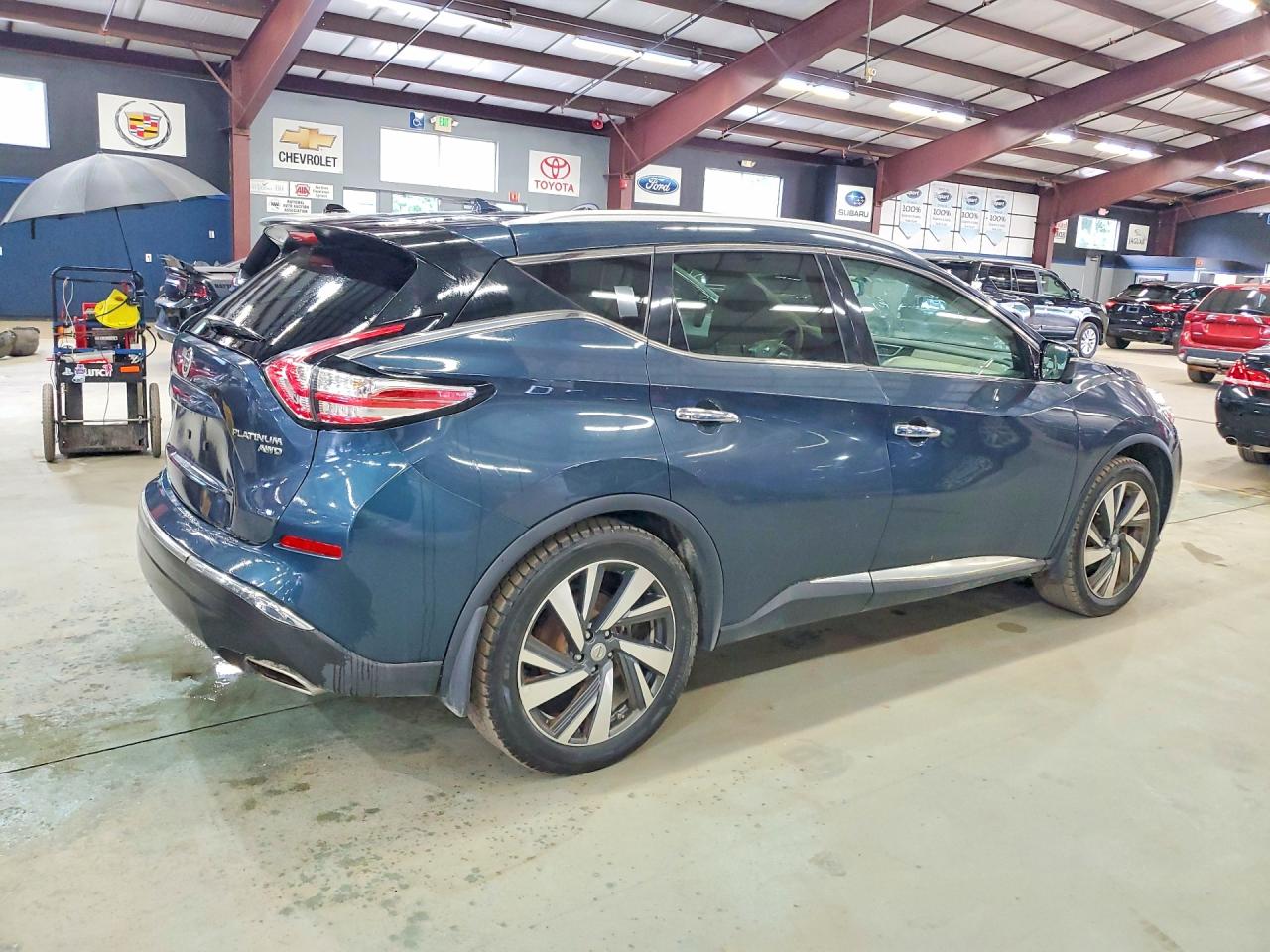 2015 Nissan Murano Platinum Blue vin: 5N1AZ2MH6FN231384