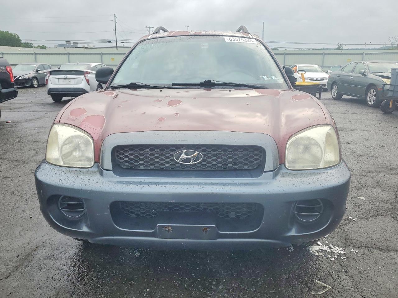 2001 Hyundai Santa Fe Gl Maroon vin: KM8SB82B71U055230