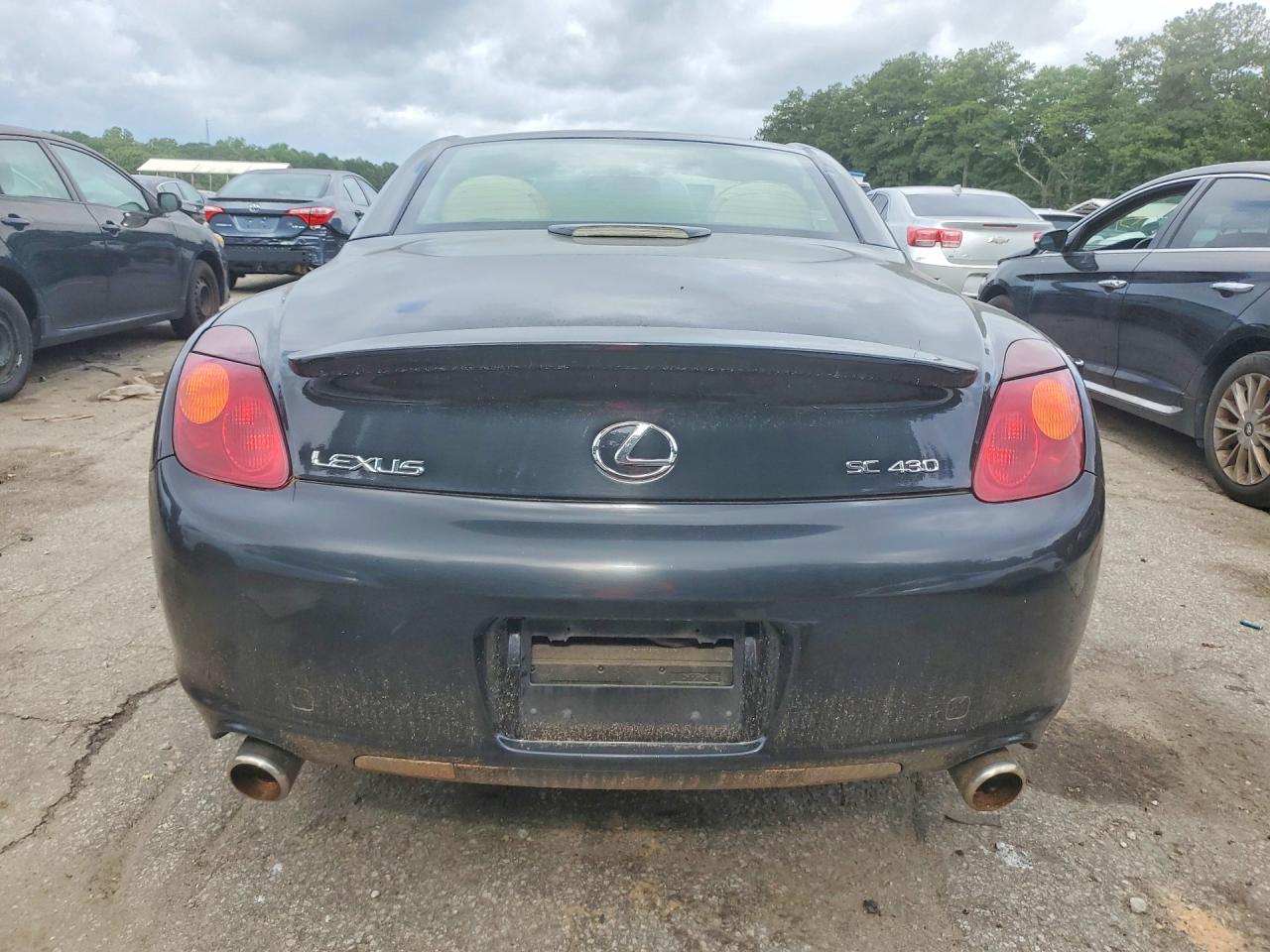 2003 Lexus Sc 430 Black vin: JTHFN48YX30039047