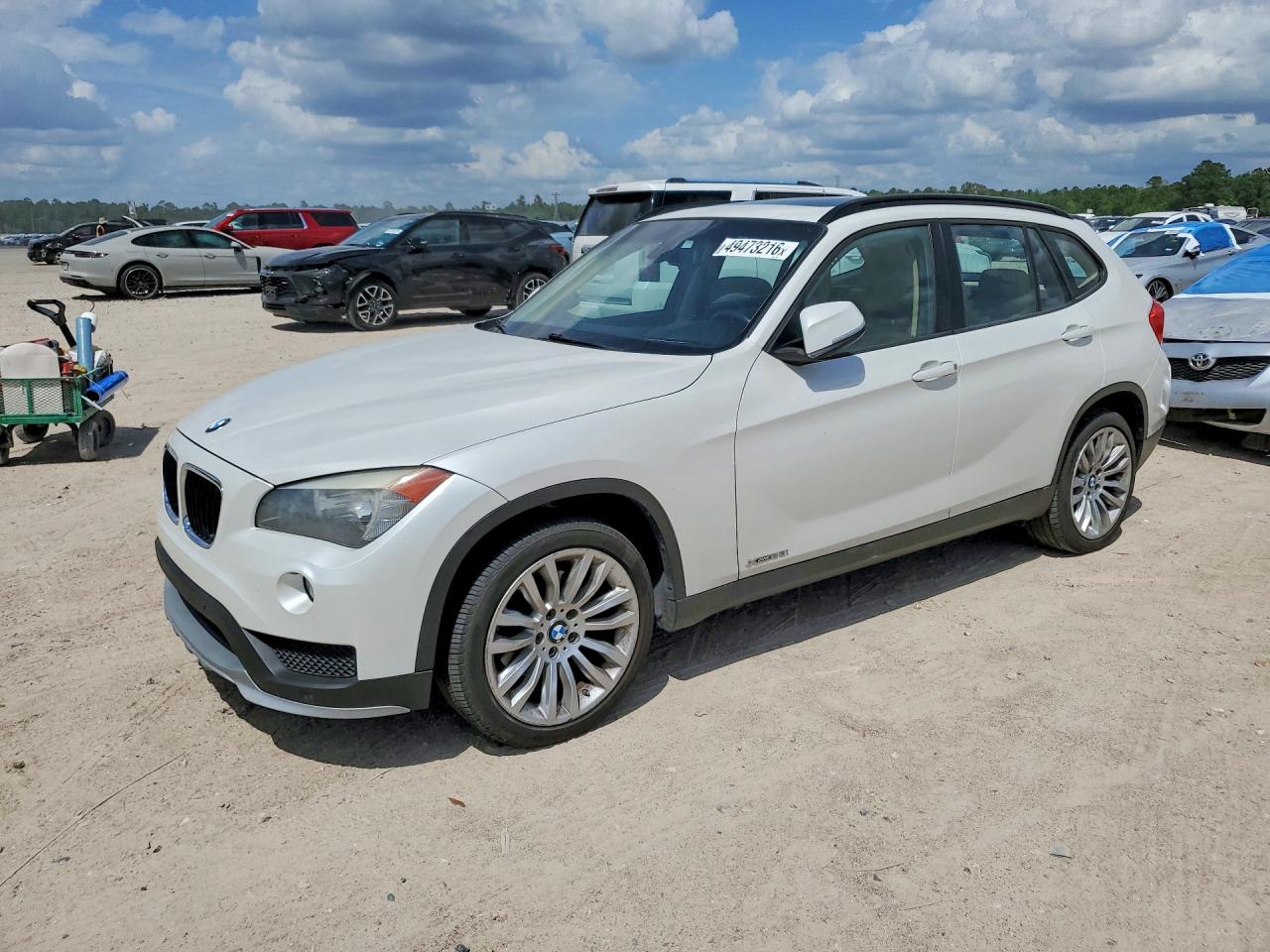 2015 Bmw X1 Xdrive28i White vin: WBAVL1C5XFVY35364