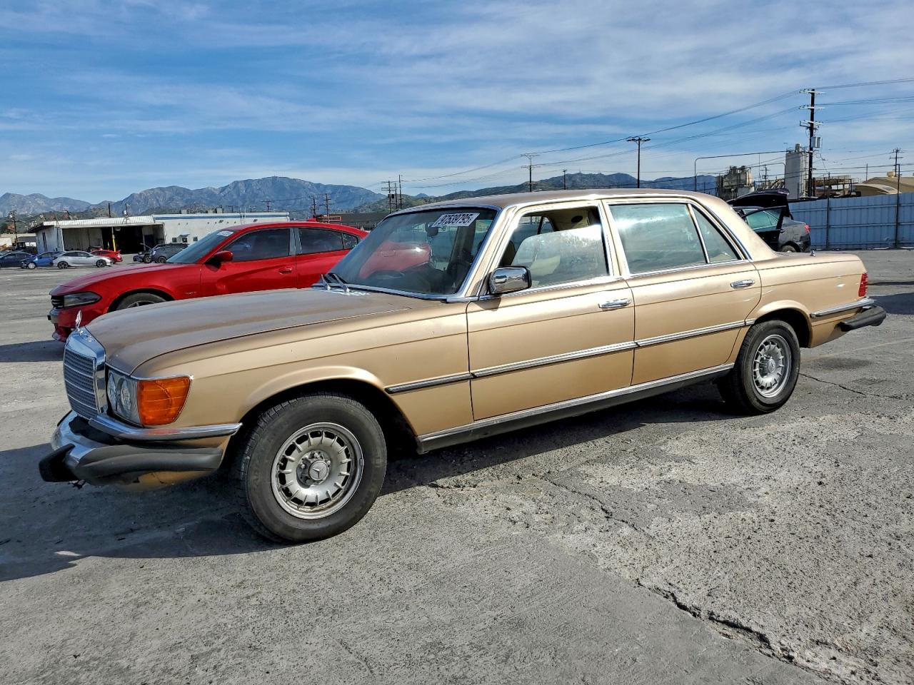1980 Mercedes Benz 450 Sel Gold vin: 11603312098358