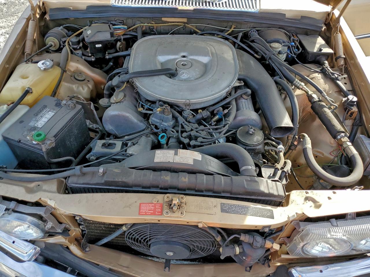 1980 Mercedes Benz 450 Sel Gold vin: 11603312098358