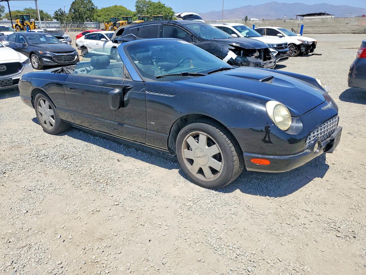 2003 Ford Thunderbird Black vin: 1FAHP60A63Y112159