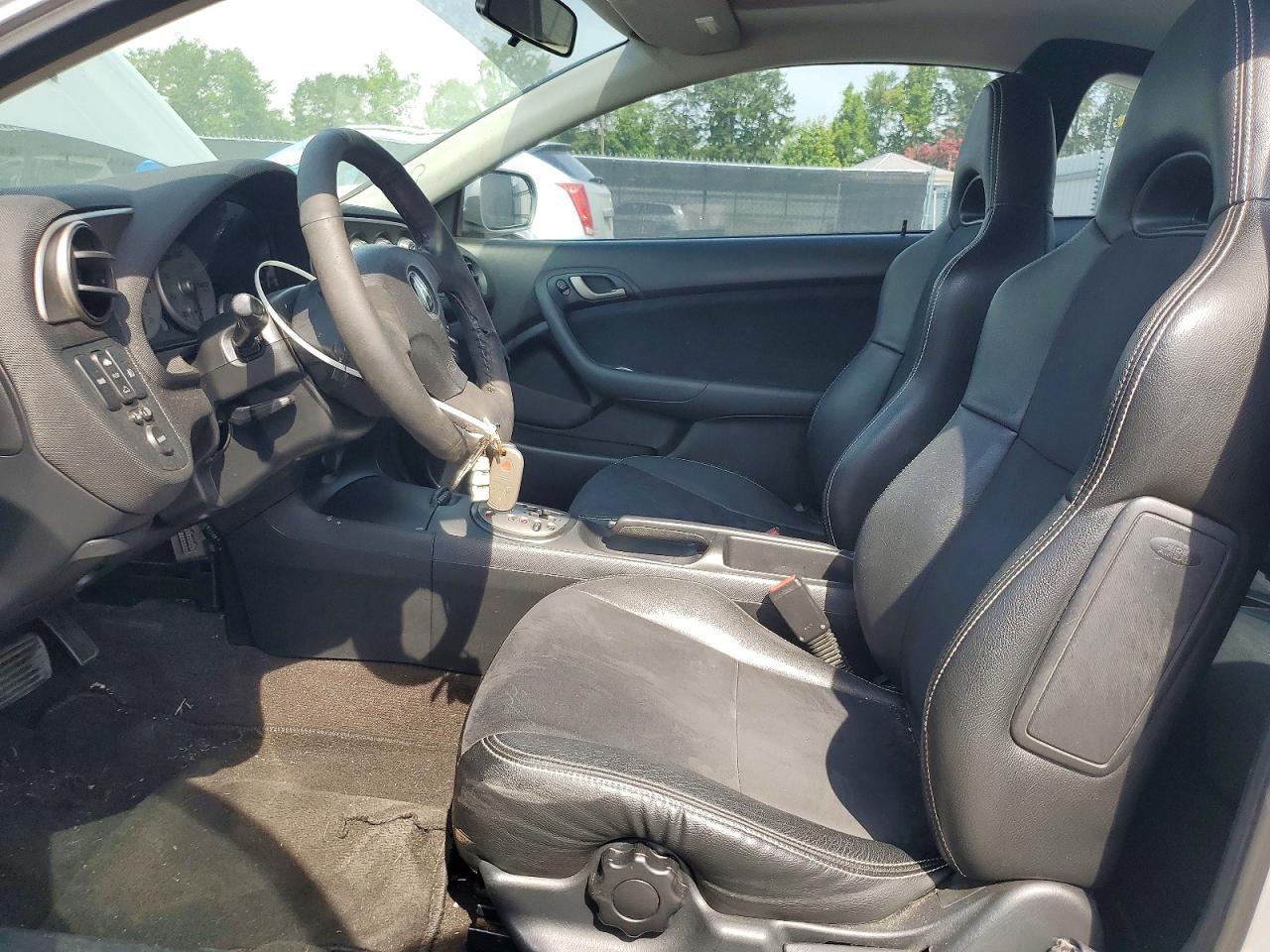 2004 Acura Rsx Silver vin: JH4DC54804S019162
