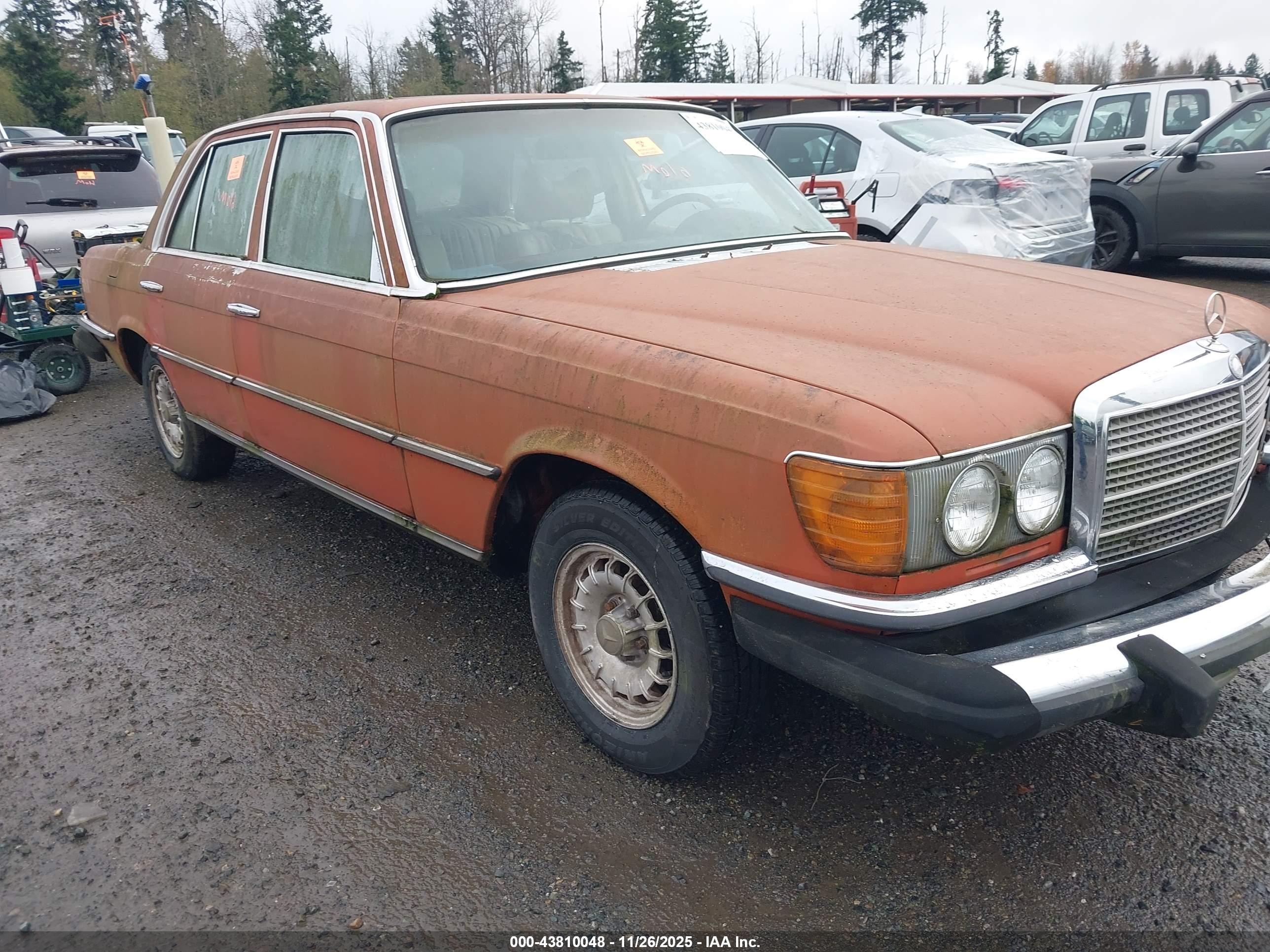 1979 Mercedes-benz 300   Оранжевый vin: 11612012009910   