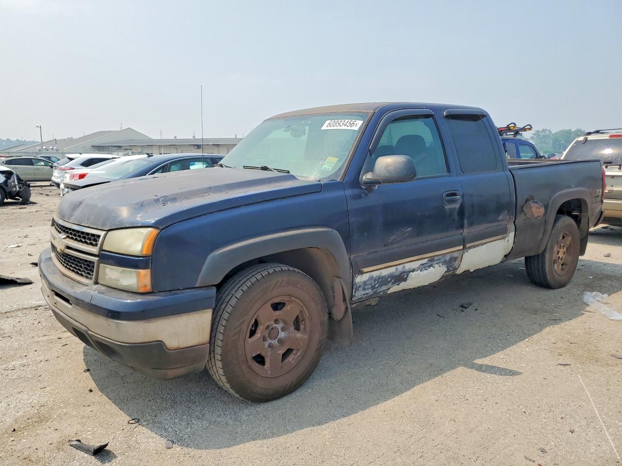 2006 Chevrolet Silverado K1500 Blue vin: 2GCEK19B161109588