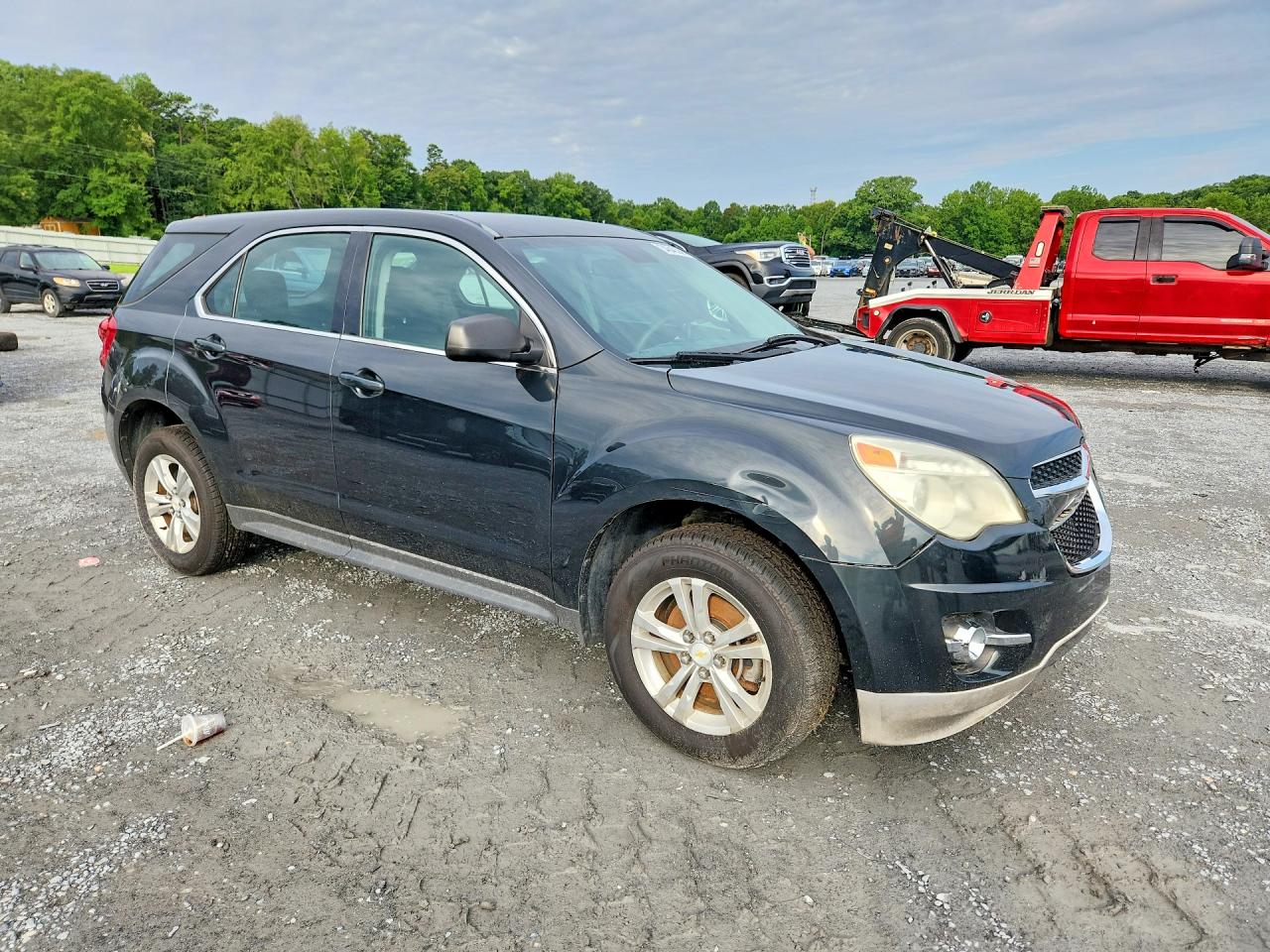2014 Chevrolet Equinox Ls Black vin: 2GNFLEEKXE6128423