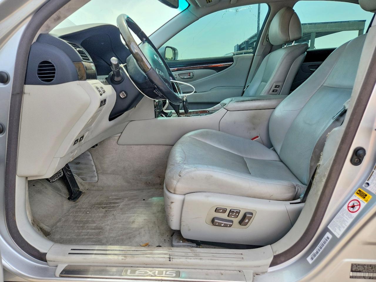 2008 Lexus Ls 460 Silver vin: JTHBL46F485056863