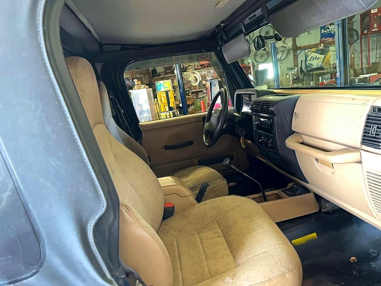 2002 Jeep Wrangler / Tj X Blue vin: 1J4FA39S02P719959