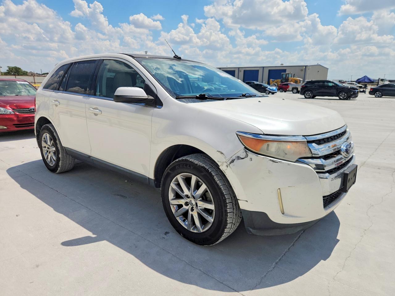 2011 Ford Edge Limited White vin: 2FMDK4KC6BBB18108