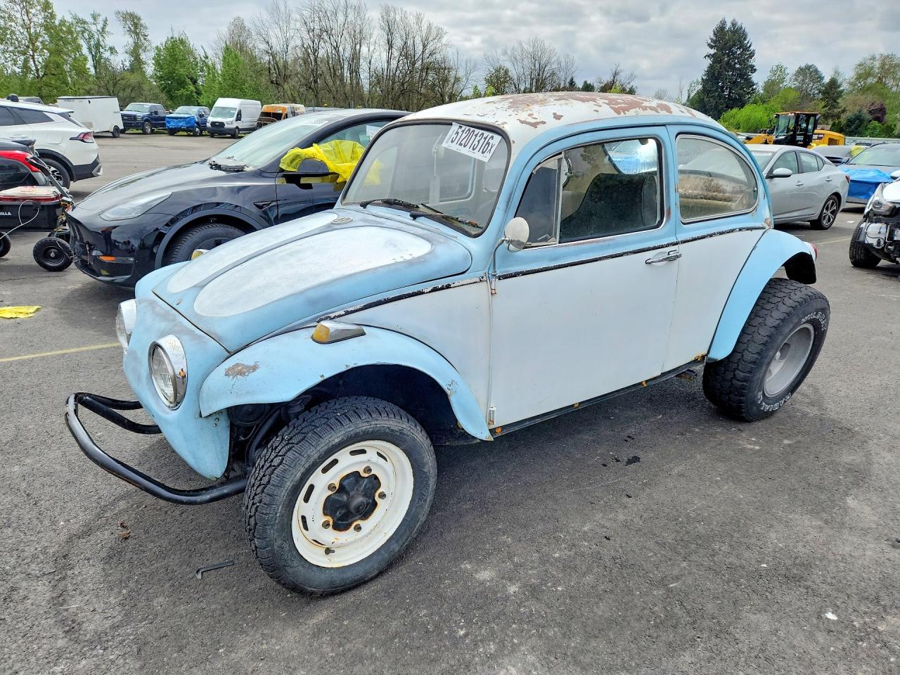 1966 Volkswagen Beetle Blue vin: 116335849