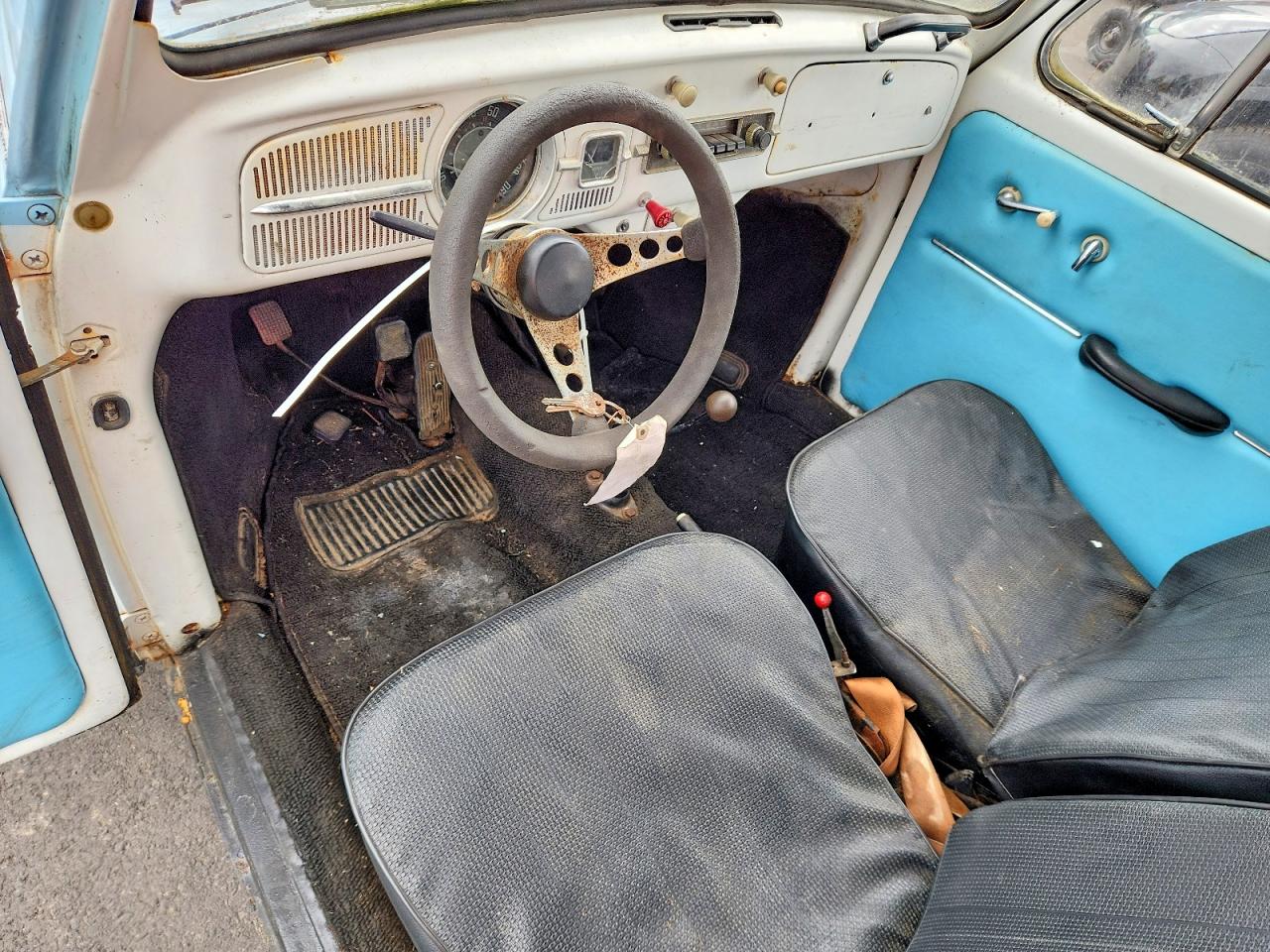 1966 Volkswagen Beetle Blue vin: 116335849