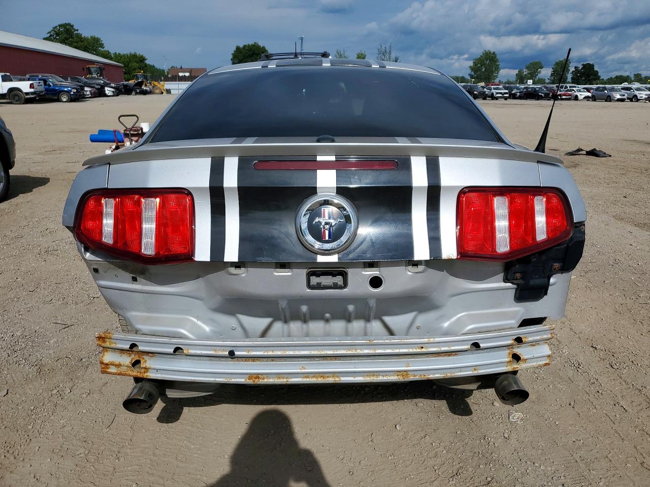 2012 Ford Mustang Silver vin: 1ZVBP8AM9C5217362