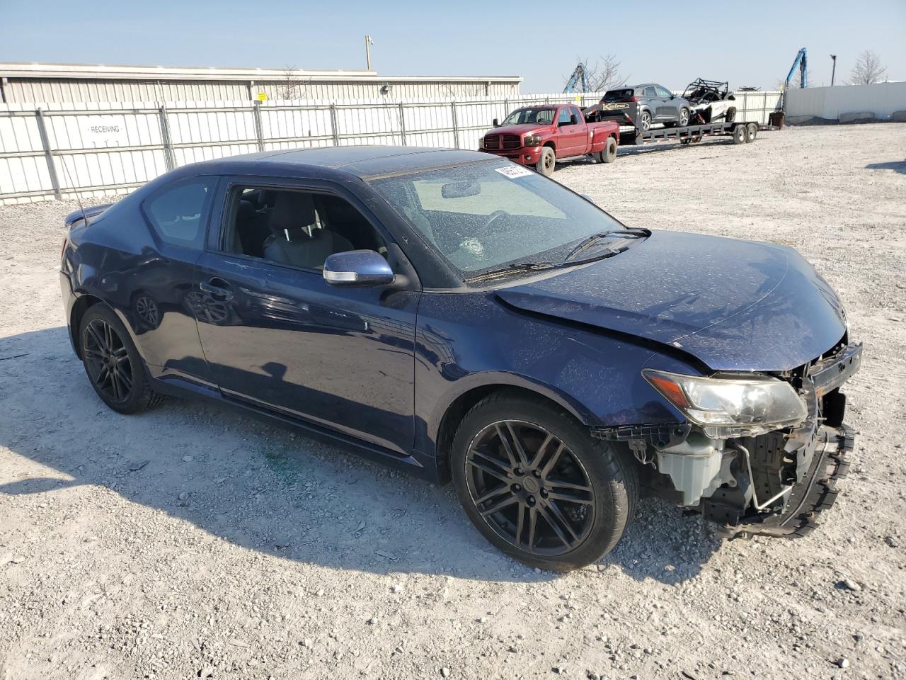 2011 Toyota Scion Tc Blue vin: JTKJF5C76B3000488
